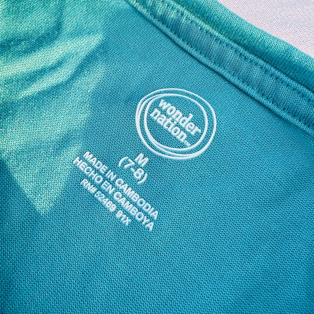 Teal 3/4 sleeve dress - Picture 3 of 6
